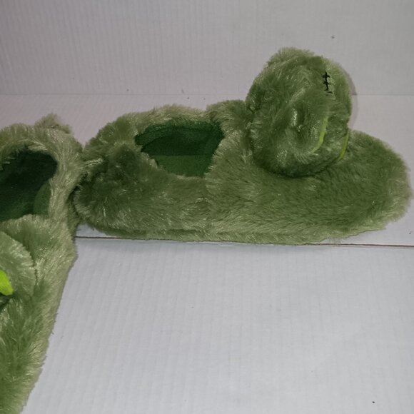 BUILD-A-BEAR PLUSH ZOMBIE BEAR SLIPPERS SIZE XXL 5-6 - Picture 6 of 9